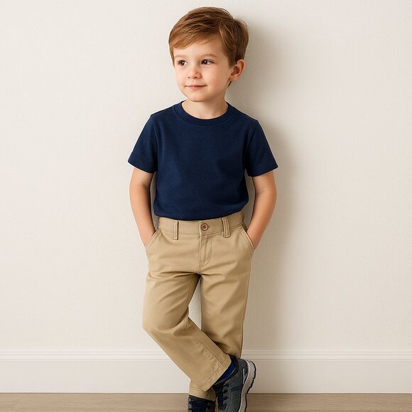 Cat & Jack Other - Cat & Jack School Uniform Pants Adjustable Waist Beige 5 New